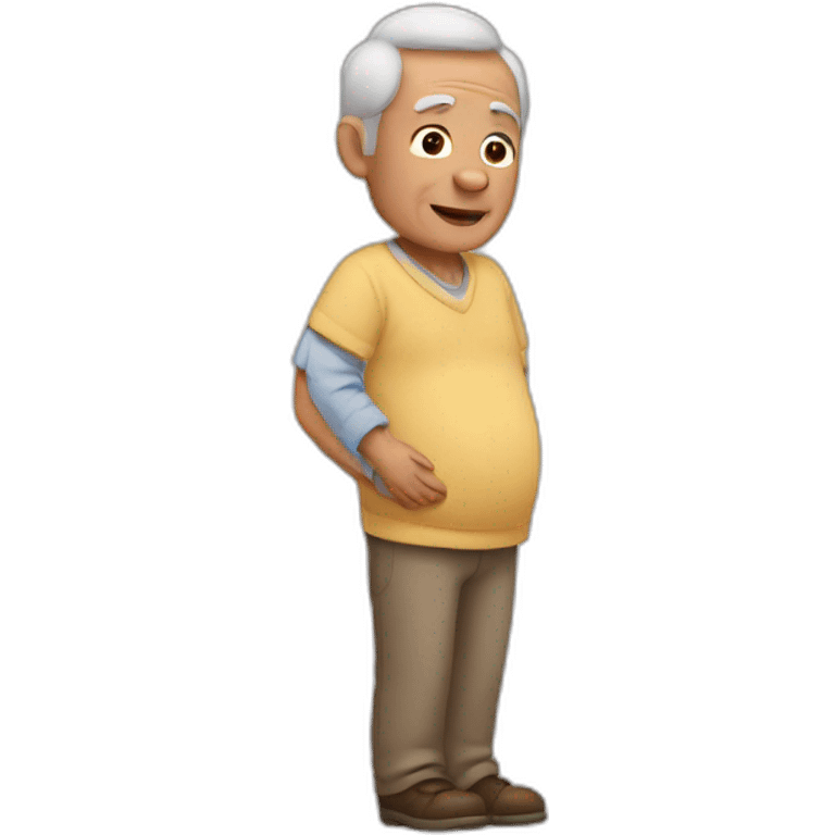 grandpa pregnant emoji