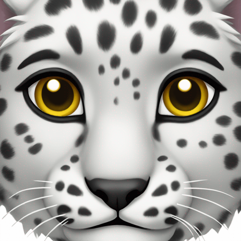 Snow leopard  emoji