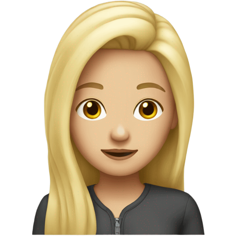 Blonda girl emoji