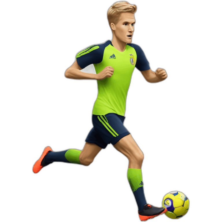 martin ødegaard running emoji