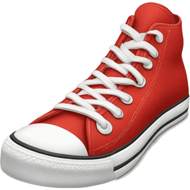 Red pair of converse emoji