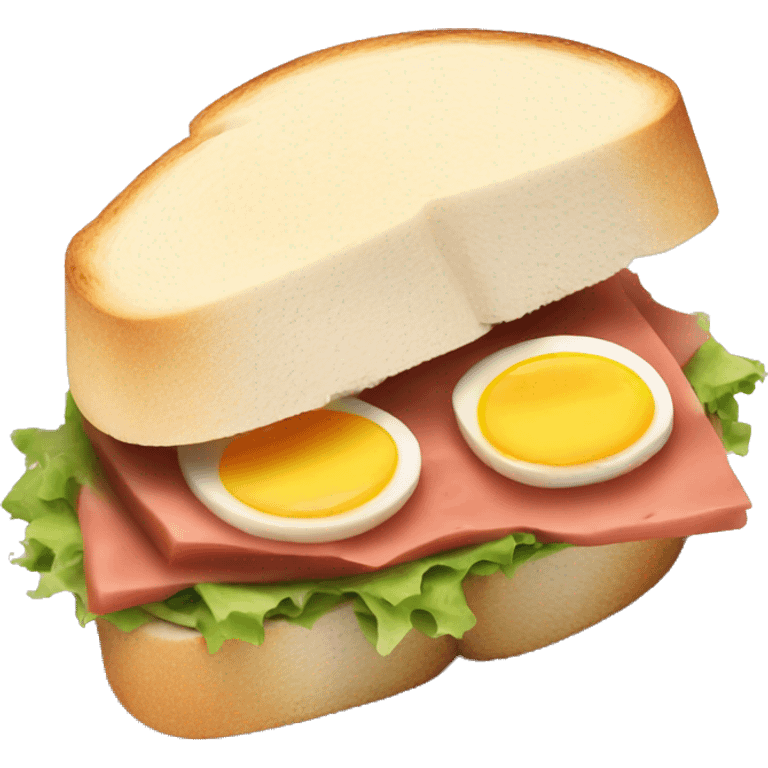 egg tuna sandwich emoji