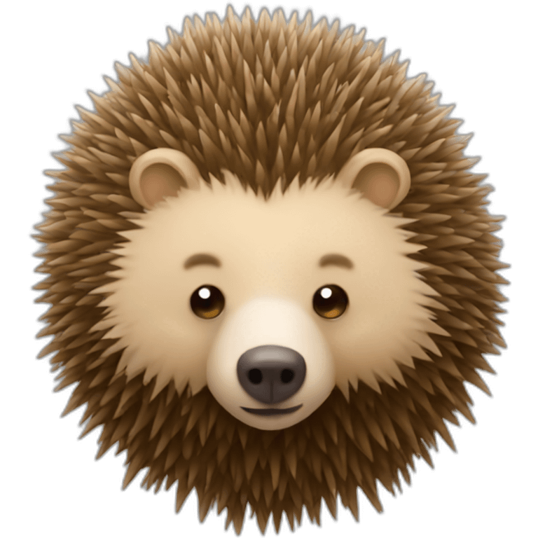 bear hedgehog emoji