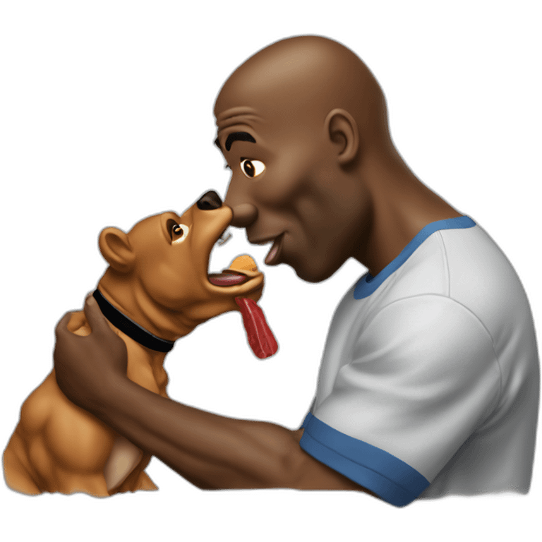 Alf eating Michael Jordan emoji