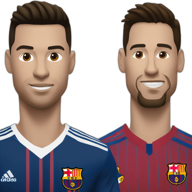 ronaldo et messi emoji