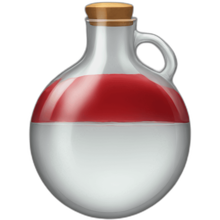 Red flask emoji