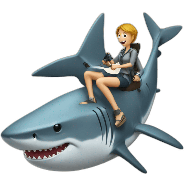 serfing-on-shark emoji