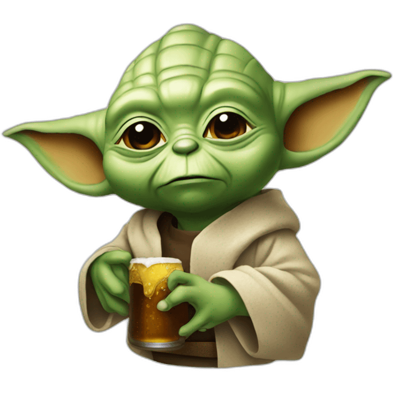 Yoda beer emoji