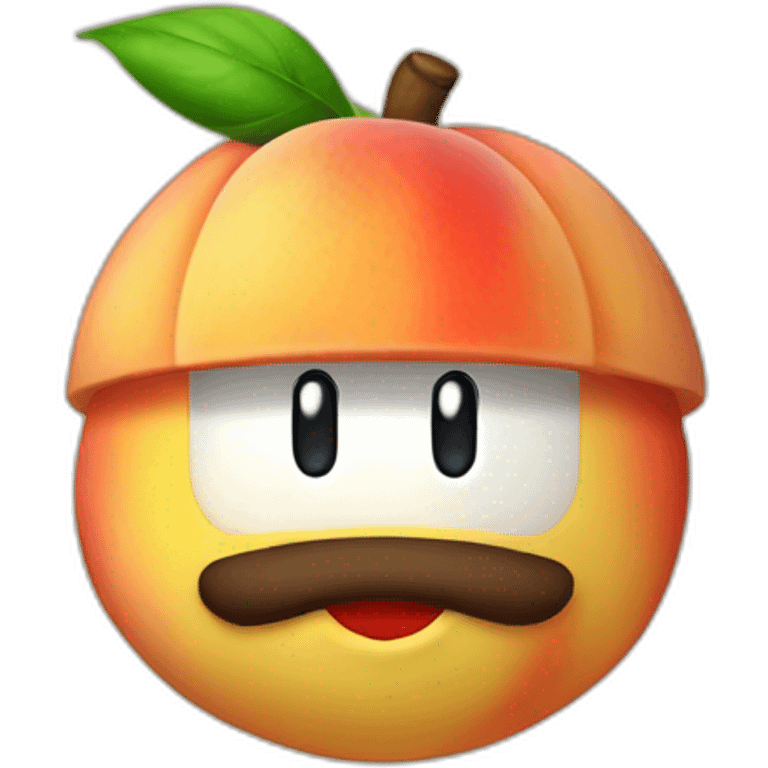 peach mario emoji