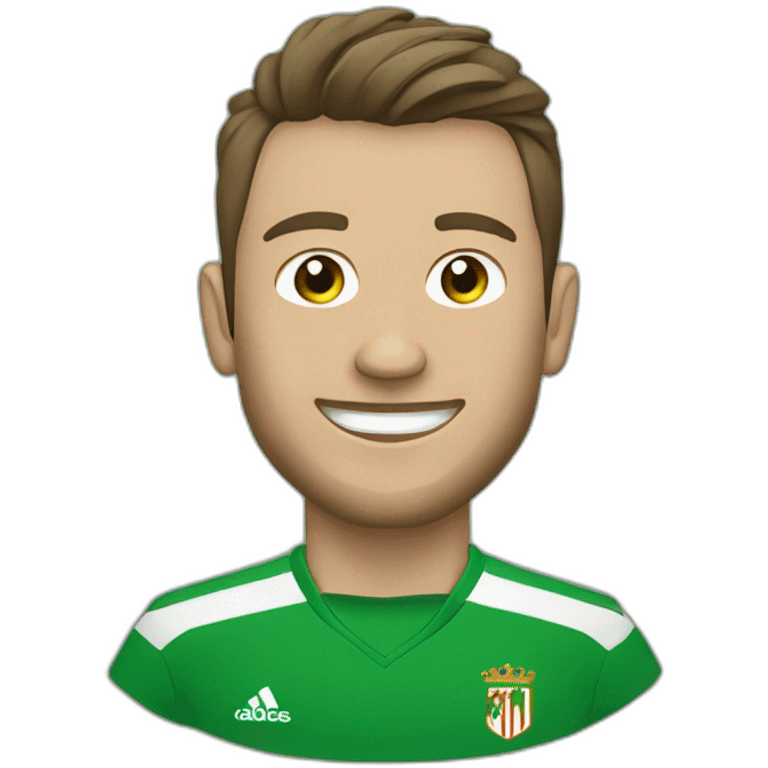 Betis futbol player t-shirt shield emoji