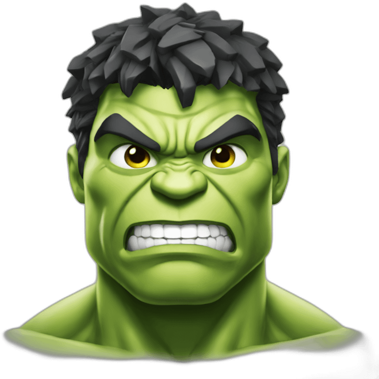 Hulk blanc emoji