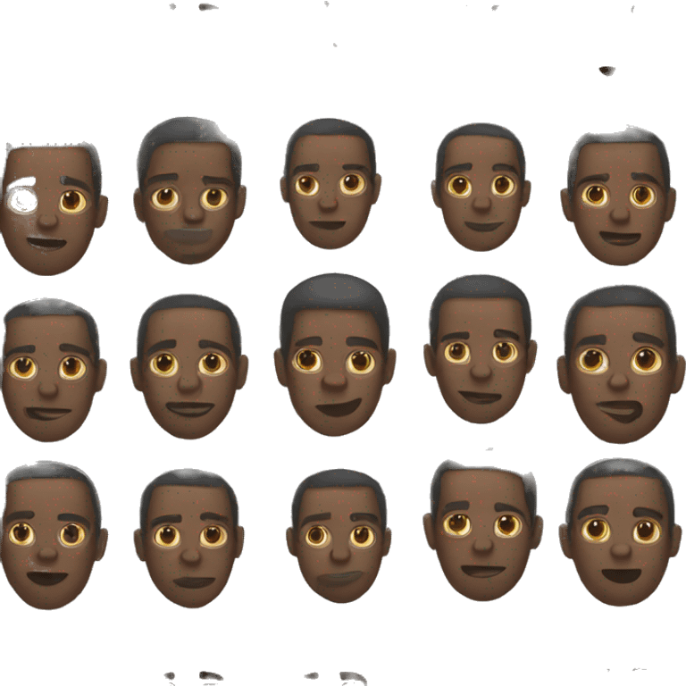 black man emoji