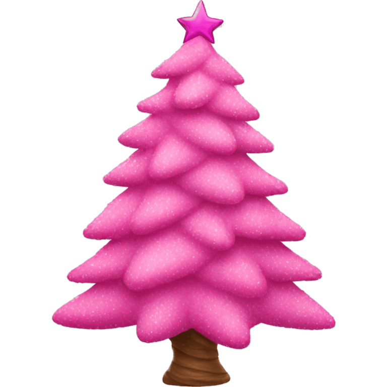 pink christmas tree emoji