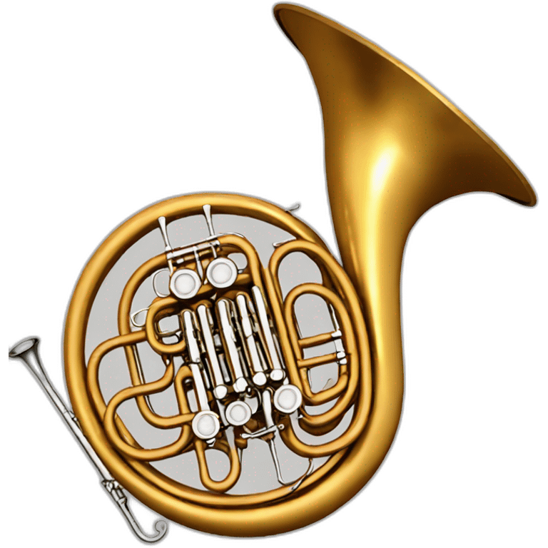 Preset_5 its a  French horn instrument emoji