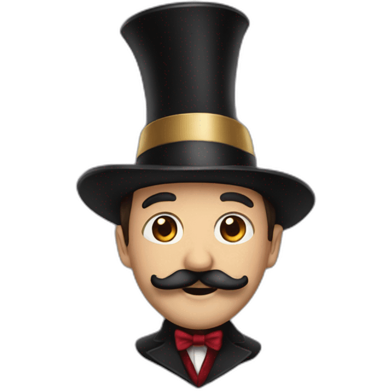 magician with a mustache emoji