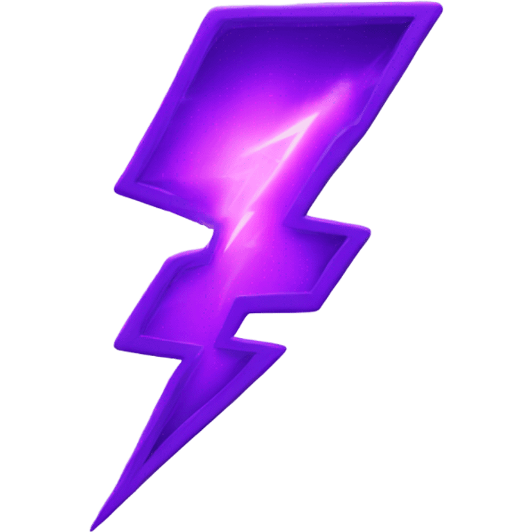 lightning glowing purple emoji