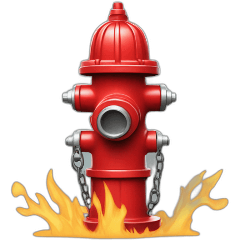 cute fire hydrant emoji