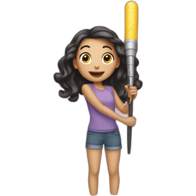 vibrate-wand-girl emoji