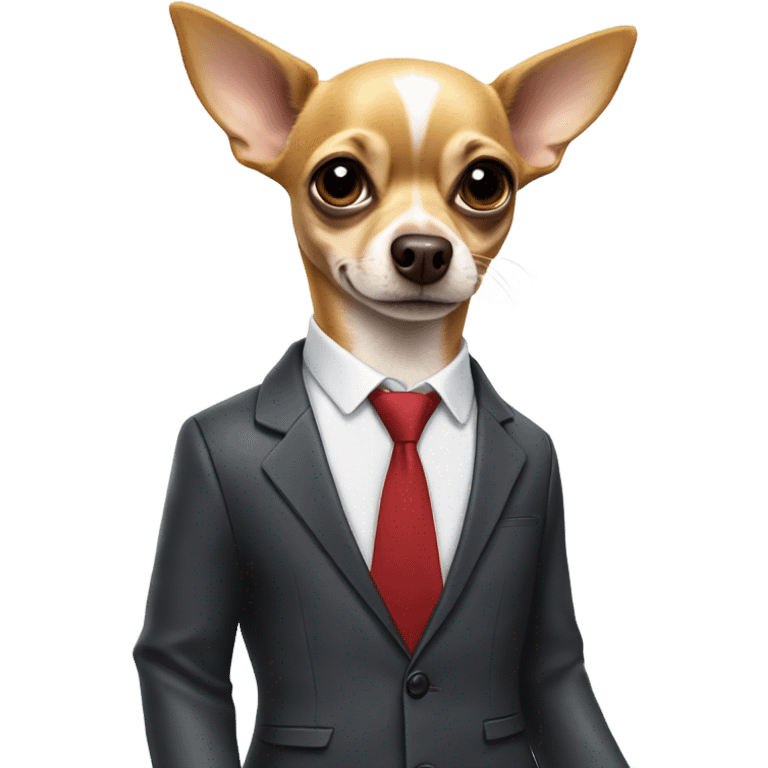 Chihuahua running for president in france emoji