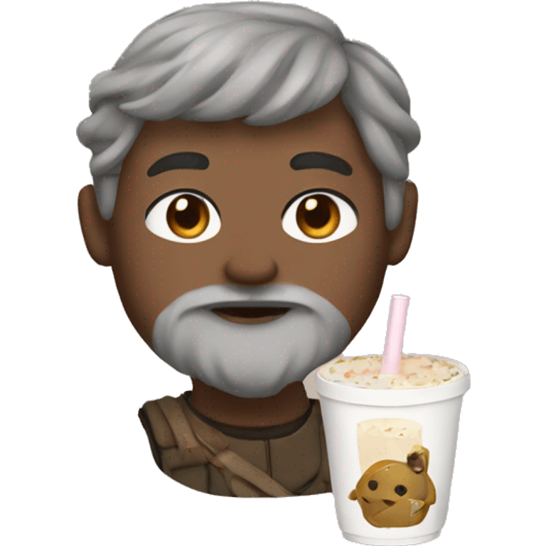 Dear with Boba emoji