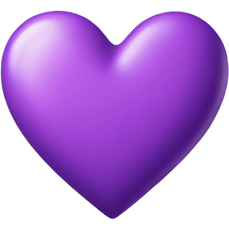 Purple love heart with gayness emoji