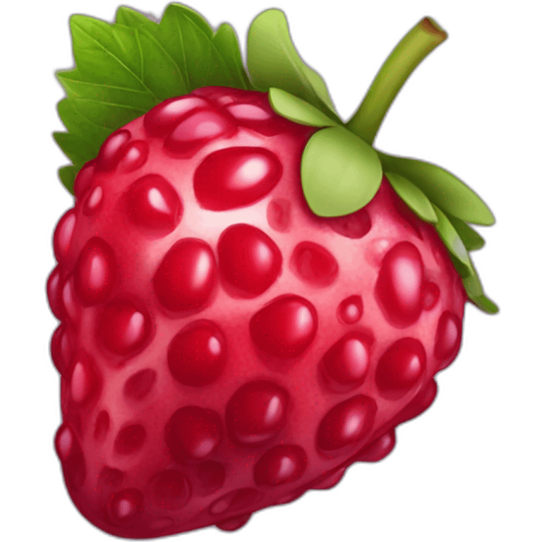 Fraise framboise myrtille emoji