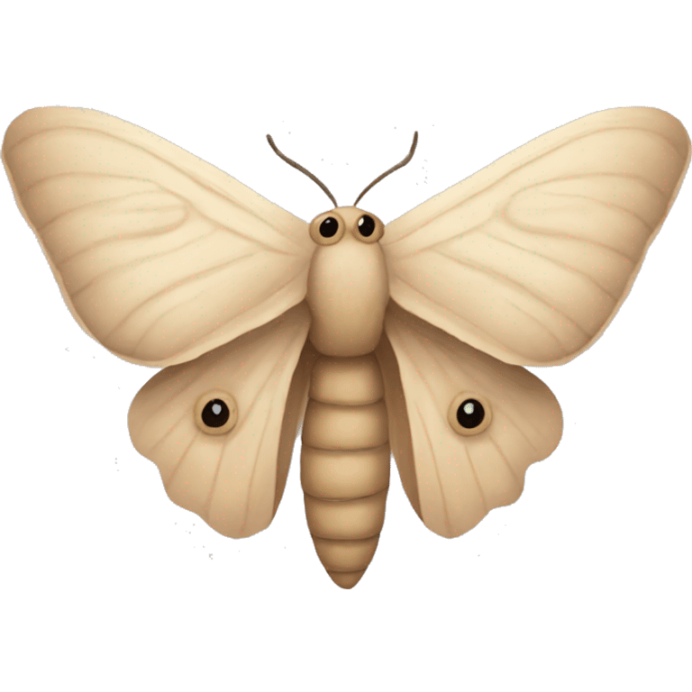 beige moth emoji