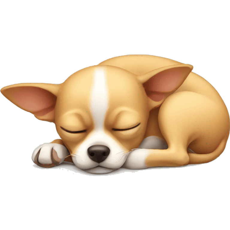 chihuahua sleeping emoji