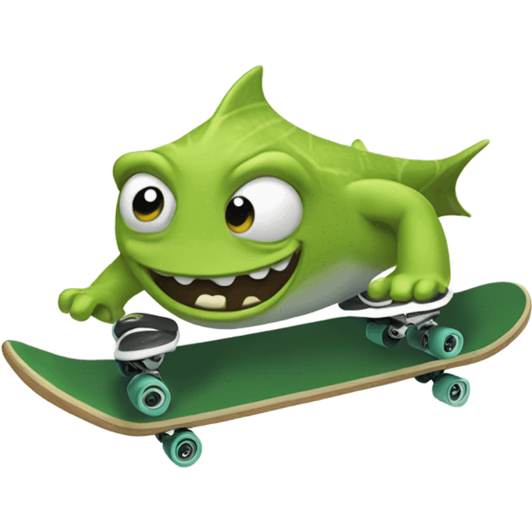 Sherk skate hoarding emoji