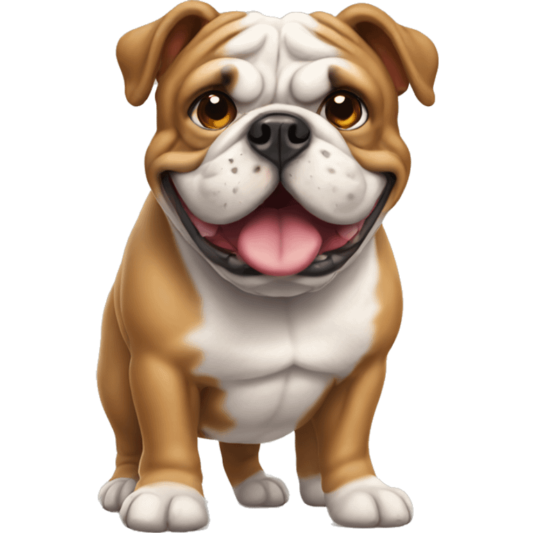 English bulldog  emoji