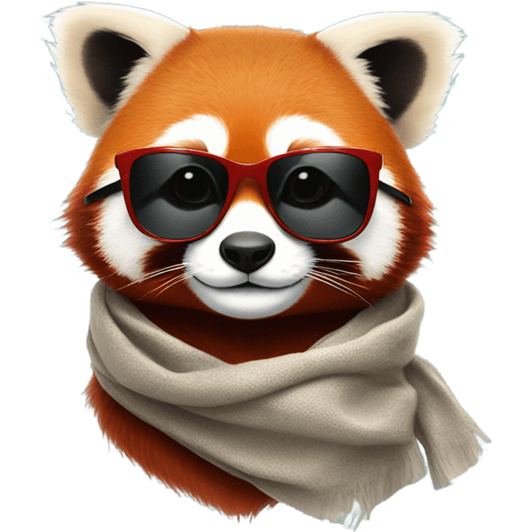 Red Panda with Style  emoji