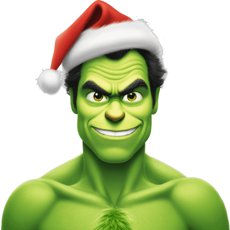 henry cavill as grinch emoji