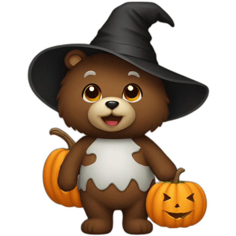 halloween bear emoji