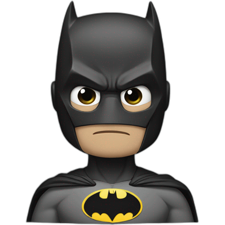 Sad batman emoji