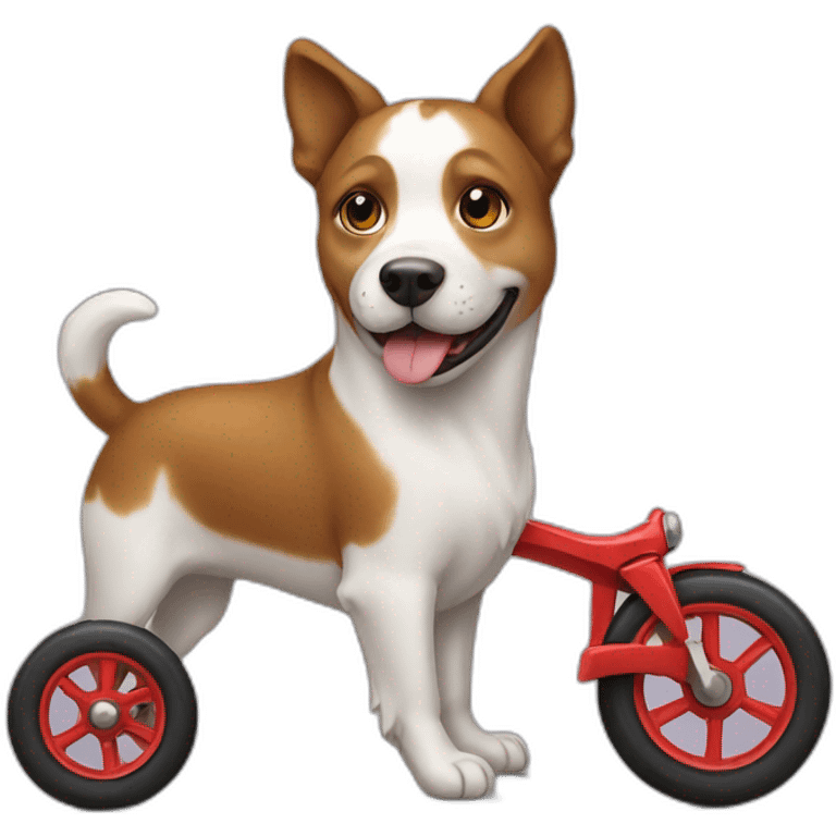 dog on wheels emoji