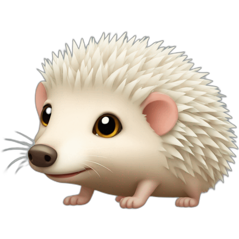 bald head hedgehog emoji