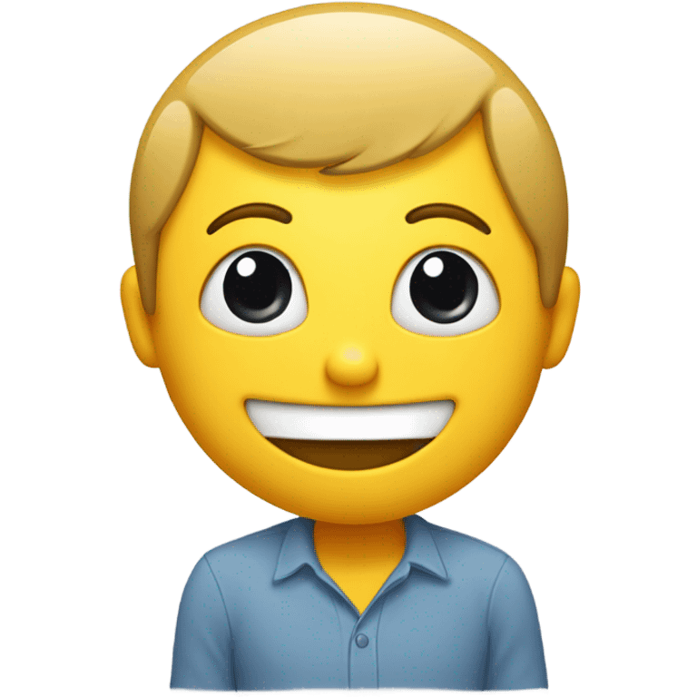 Smiley face with hands on face and feet behind head emoji