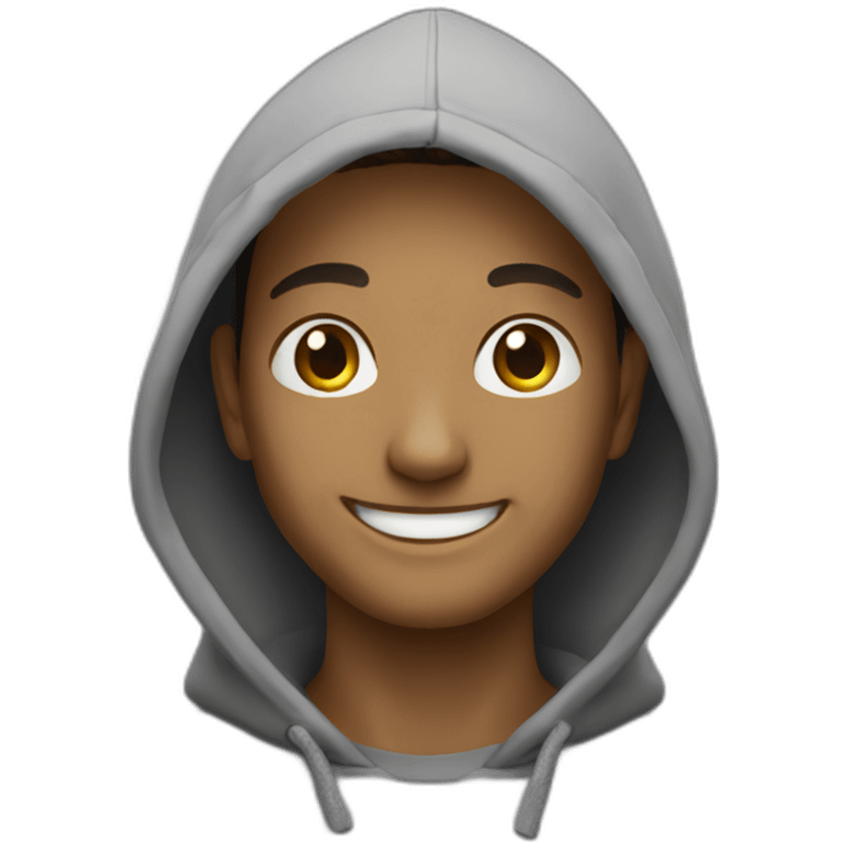 a smiling hoody emoji