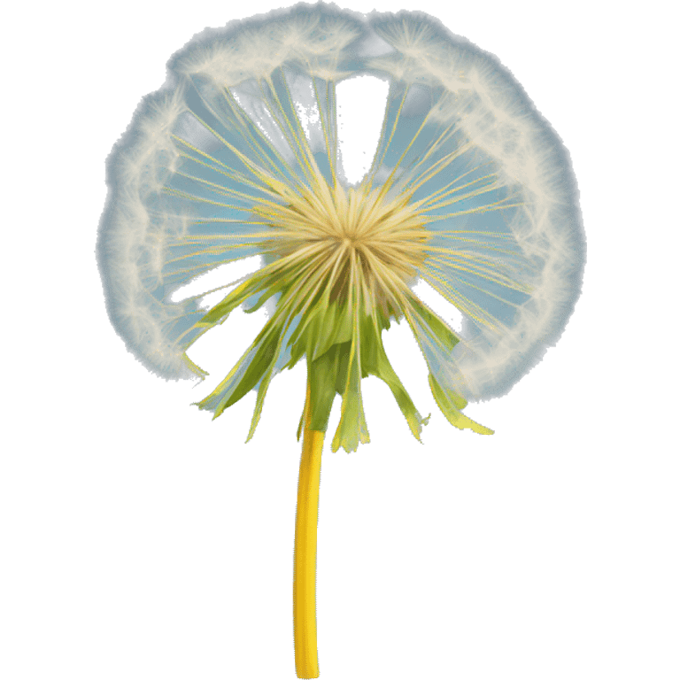 Dandelion with salmusic emoji