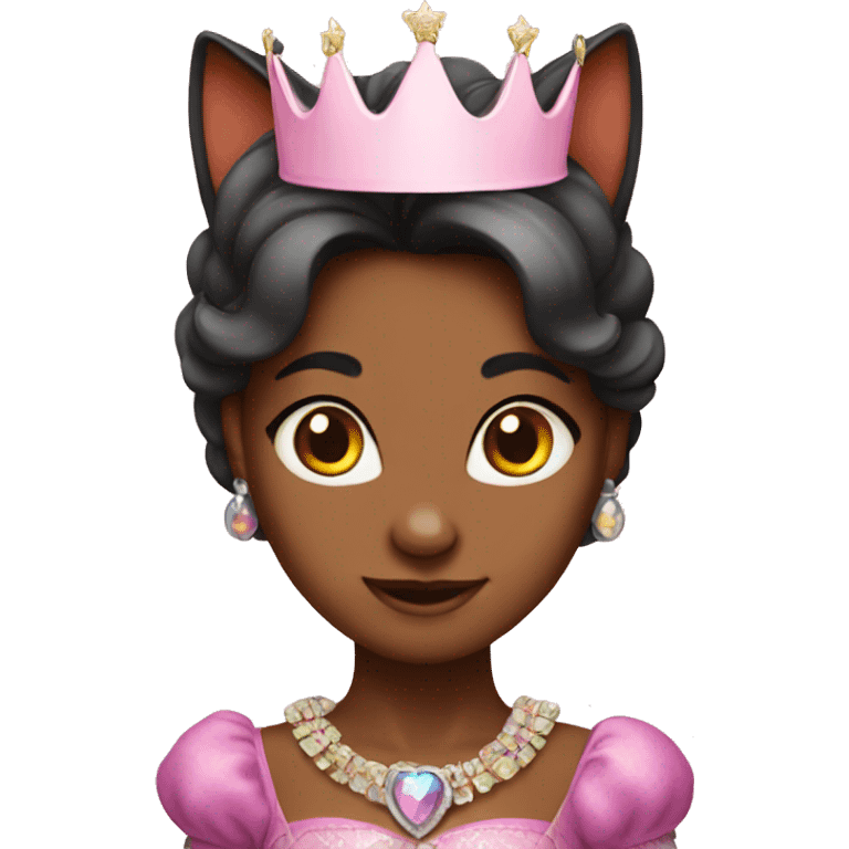 cat princess birthday emoji