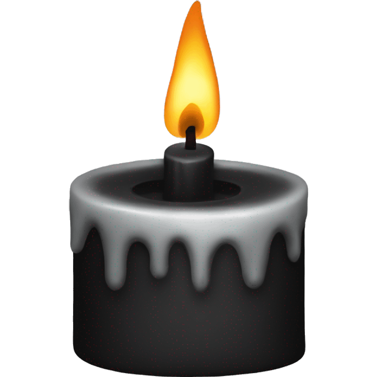 Black candle emoji