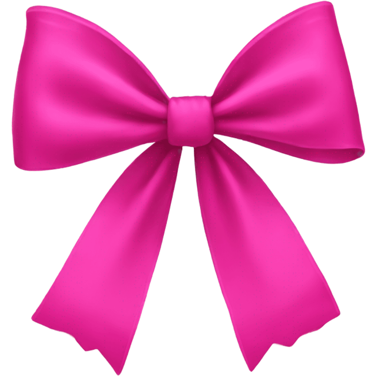 hot pink bow emoji