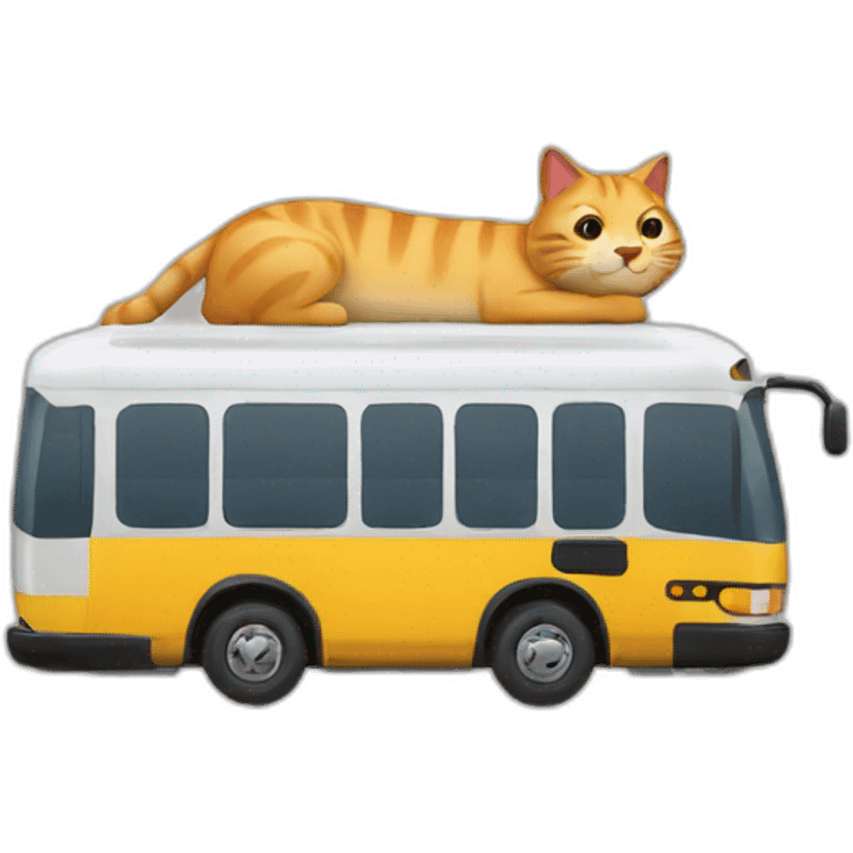 Autobus con forma de gato emoji