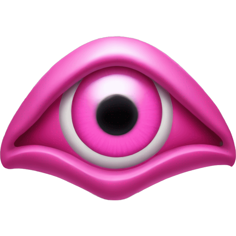 Pink evil eye  emoji