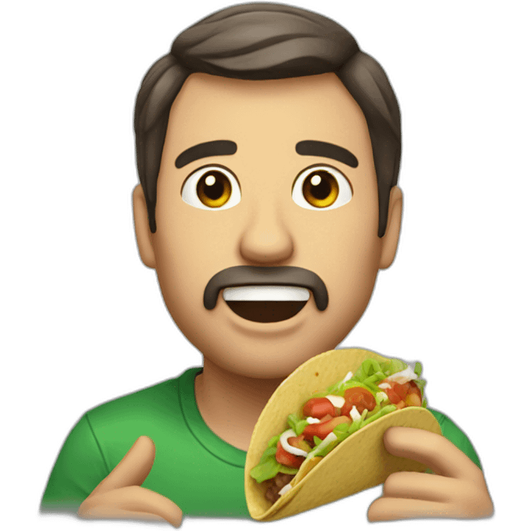 alan food challange eat giga tacos emoji