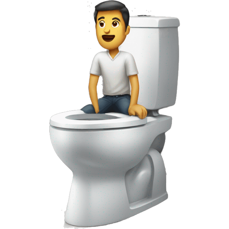 Man toilet emoji