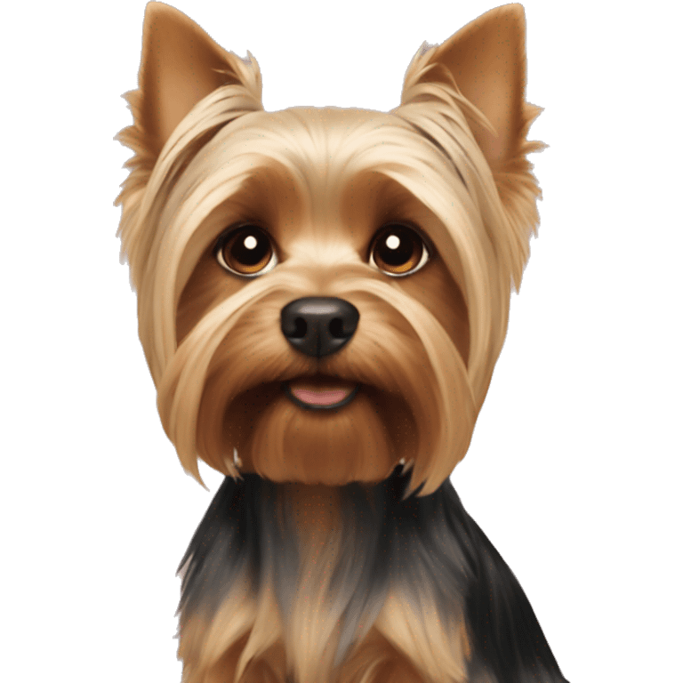 Yorkshire terrier is bald emoji