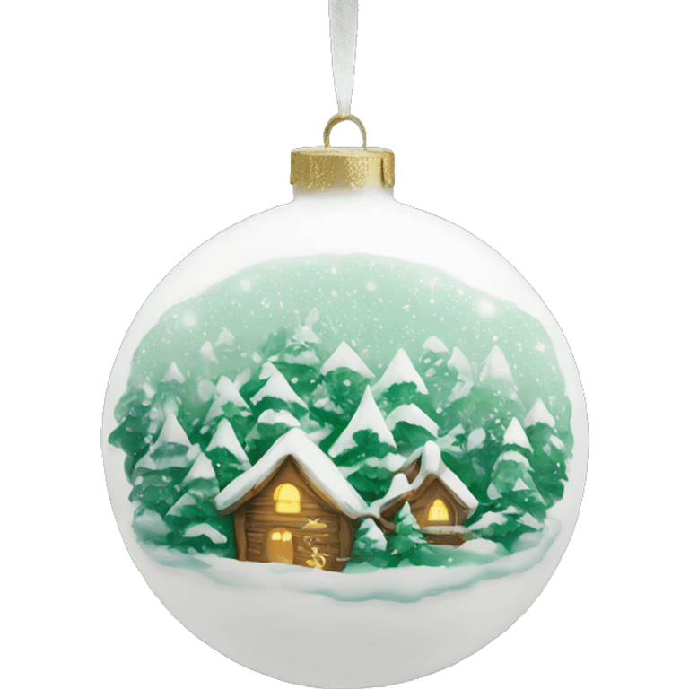 Forest colored ornament elegant emoji