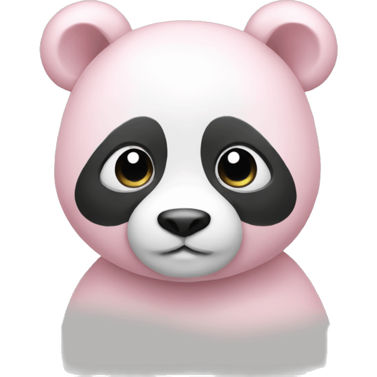 Light pink panda emoji