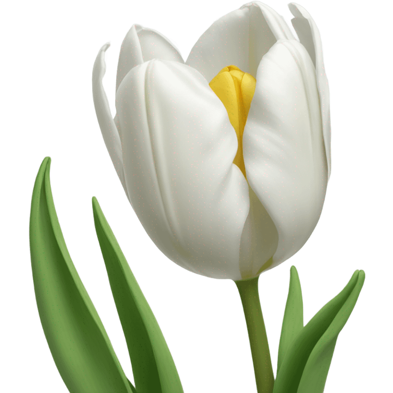 White tulips emoji